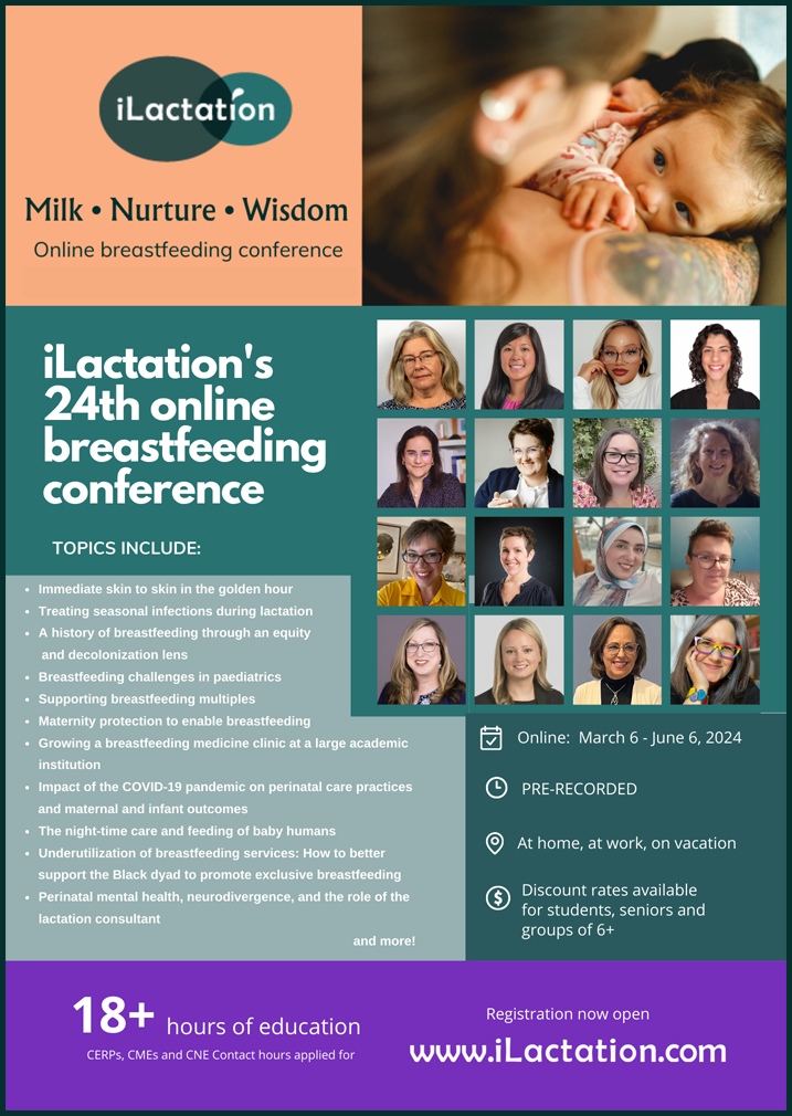 Conference poster - Milk • Nurture • Wisdom